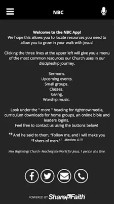 New Beginnings Church android App screenshot 8